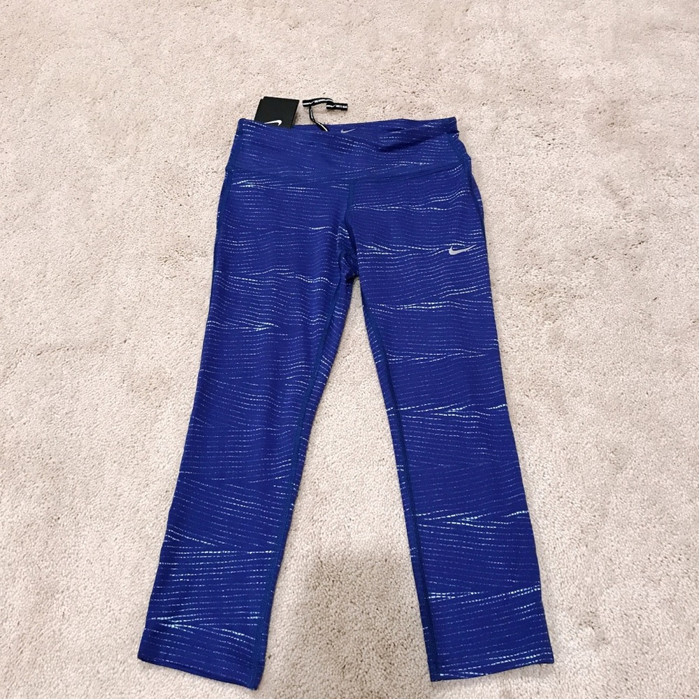 Nike epic run tights cropped training pants xs